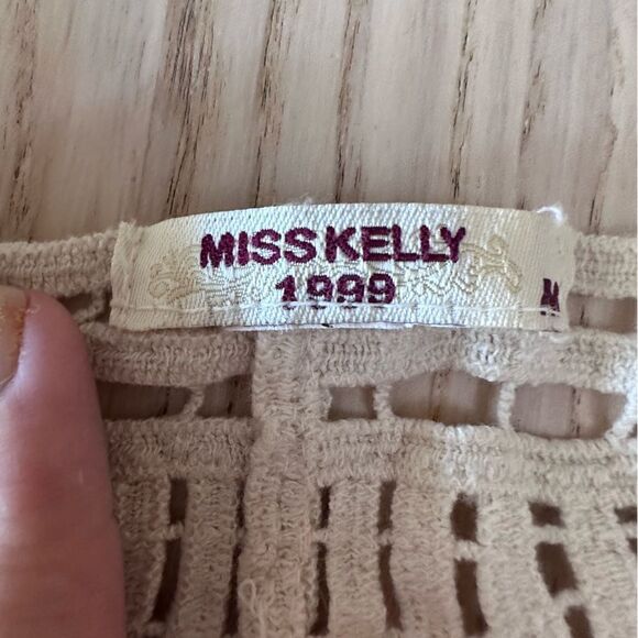 Miss Kelly 1999 Large Lace Bohemian Cream Top - Medium - Picture 2 of 6